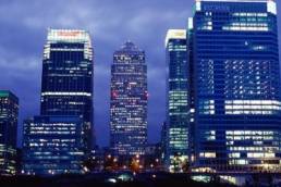 Skyline of Canary Wharf