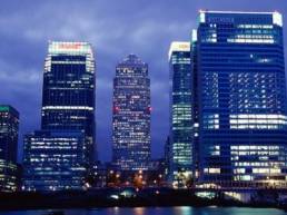 Skyline of Canary Wharf