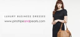 Business Dresses Uk, Pinstripe & Pearls Womens Work Wear
