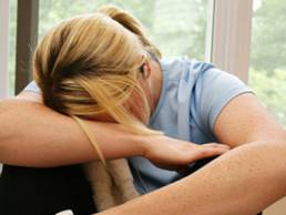 exhausted woman - exercise