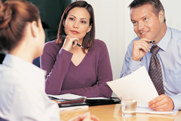 People giving feedback to each other