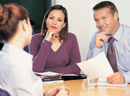 People giving feedback to each other