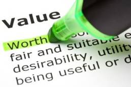 'Worth' highlighted, under 'Value'