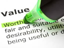 'Worth' highlighted, under 'Value'