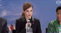 Emma Watson speaking at Davos