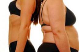 women in underwear size comparison