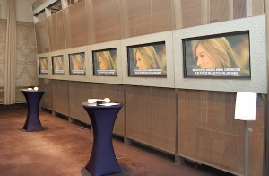 Inspiring IT women-video wall