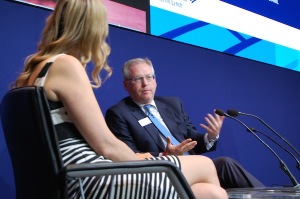 Steve Davies and panelists