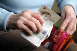 old women with money