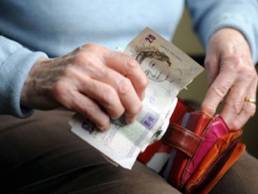 old women with money