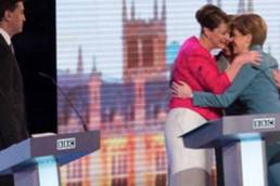 women hugging featured