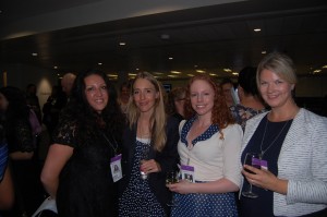 Networking with Vanessa Vallely at the Rising Star Shortlist Celebration