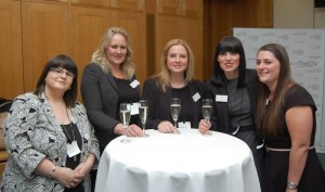 Award winners and supporter and ChaAward winners and supporters with Victoria Darragh and Chantelle Akermantelle Akerman