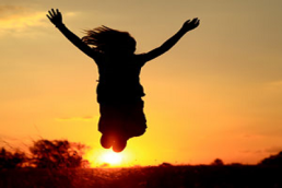 jumping woman featured