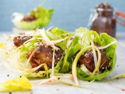 slow cooked pork belly gochujang glaze korean featured