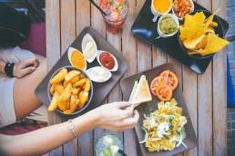 plates full of food featured