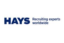 Hays Recruiting experts worldwide - Logo - Blue on a white background