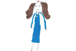 PageGroup Drawing of female nurse featured