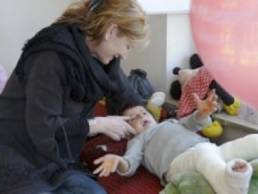 Kate Rowlands MBE in Afghanistan