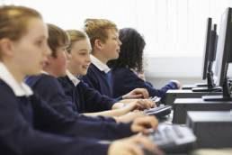 children learning IT featured