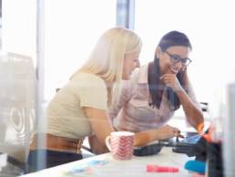 women supporting each other at work featured