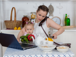 Working from home with small children