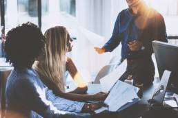 happy-office-workers, work environment