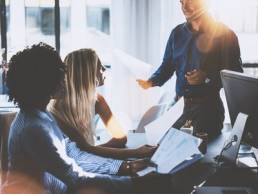 happy-office-workers, work environment