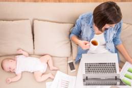 Working from home with small children featured