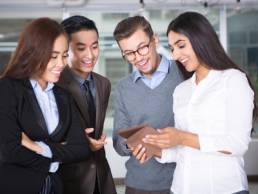 colleagues connecting with each other featured