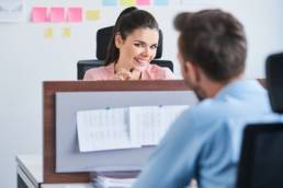 couple flirt in the office featured