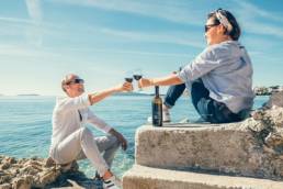 couple without children enjoying a holiday featured