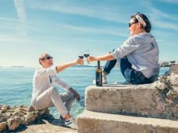 couple without children enjoying a holiday featured