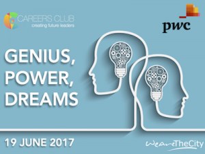 Genius, power, dreams - careers club event