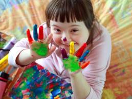 young girl at childcare featured