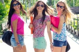 high school students, dressed modestly featured