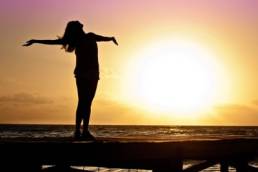 woman beach freedom maybe