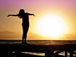 woman beach freedom maybe