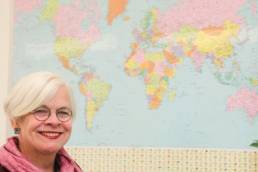 Mary Photo with Map University of London