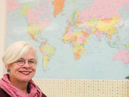 Mary Photo with Map University of London