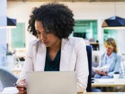 sad business woman diversity featured