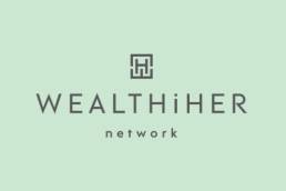 WealthiHer logo featured