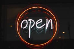 open sign, business owner, entrepreneur featured