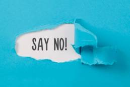 Learning to say no featured