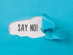 Learning to say no featured
