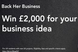 Back Her Business competition featured