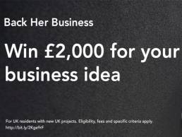 Back Her Business competition featured