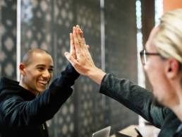 achievement, high five, personal brand, getting noticed featured