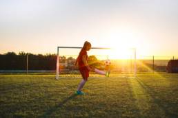 Female footballer, women's football featured