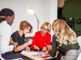 multi-level marketing, diverse women talking, executive women on boards featured